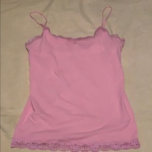 Aeropostale XL stretch knit & lace tank